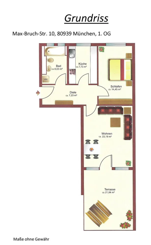 2 room apartment with 70 m² in Munich – Photo 2