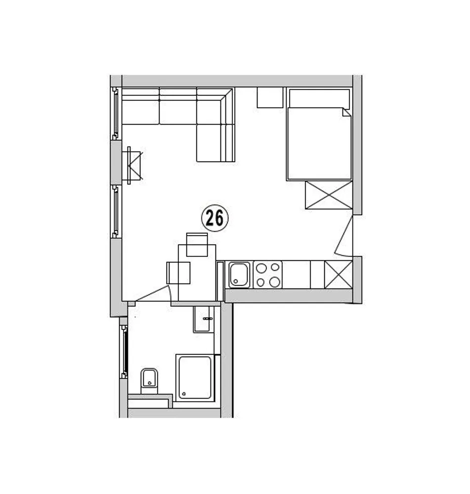 1 Zimmer Wohnung mit 25 m² in Stuttgart – Bild 6