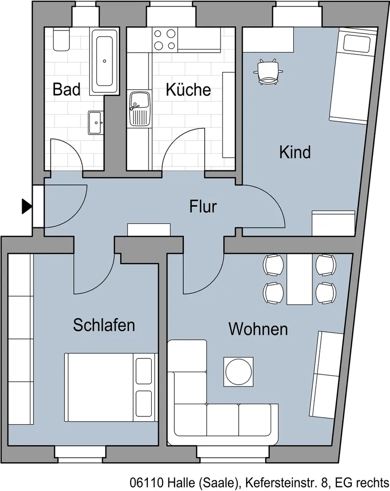 3 Zimmer Wohnung mit 73 m² in Halle (Saale) – Bild 6