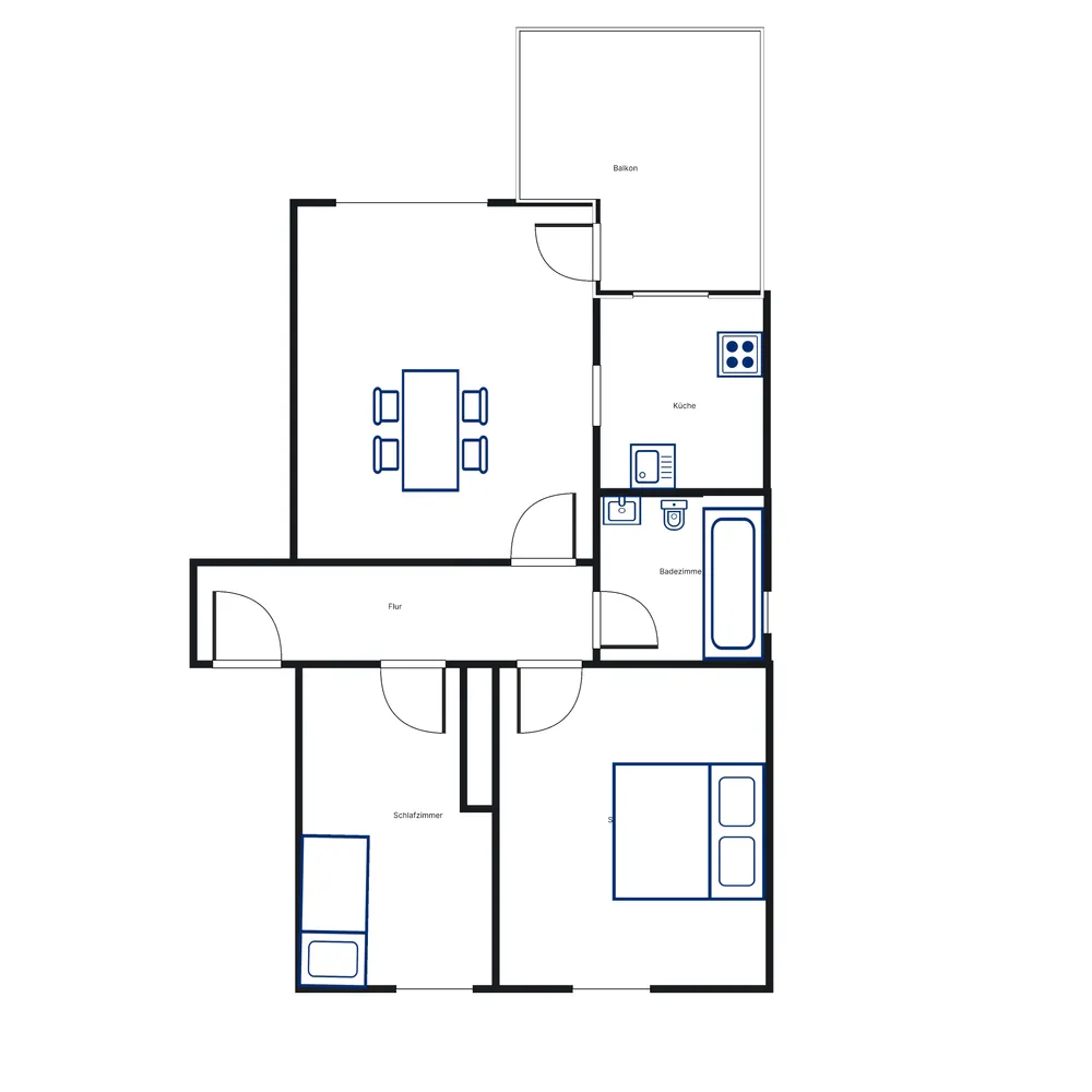 3 Zimmer Wohnung mit 56 m² in Kassel – Bild 3