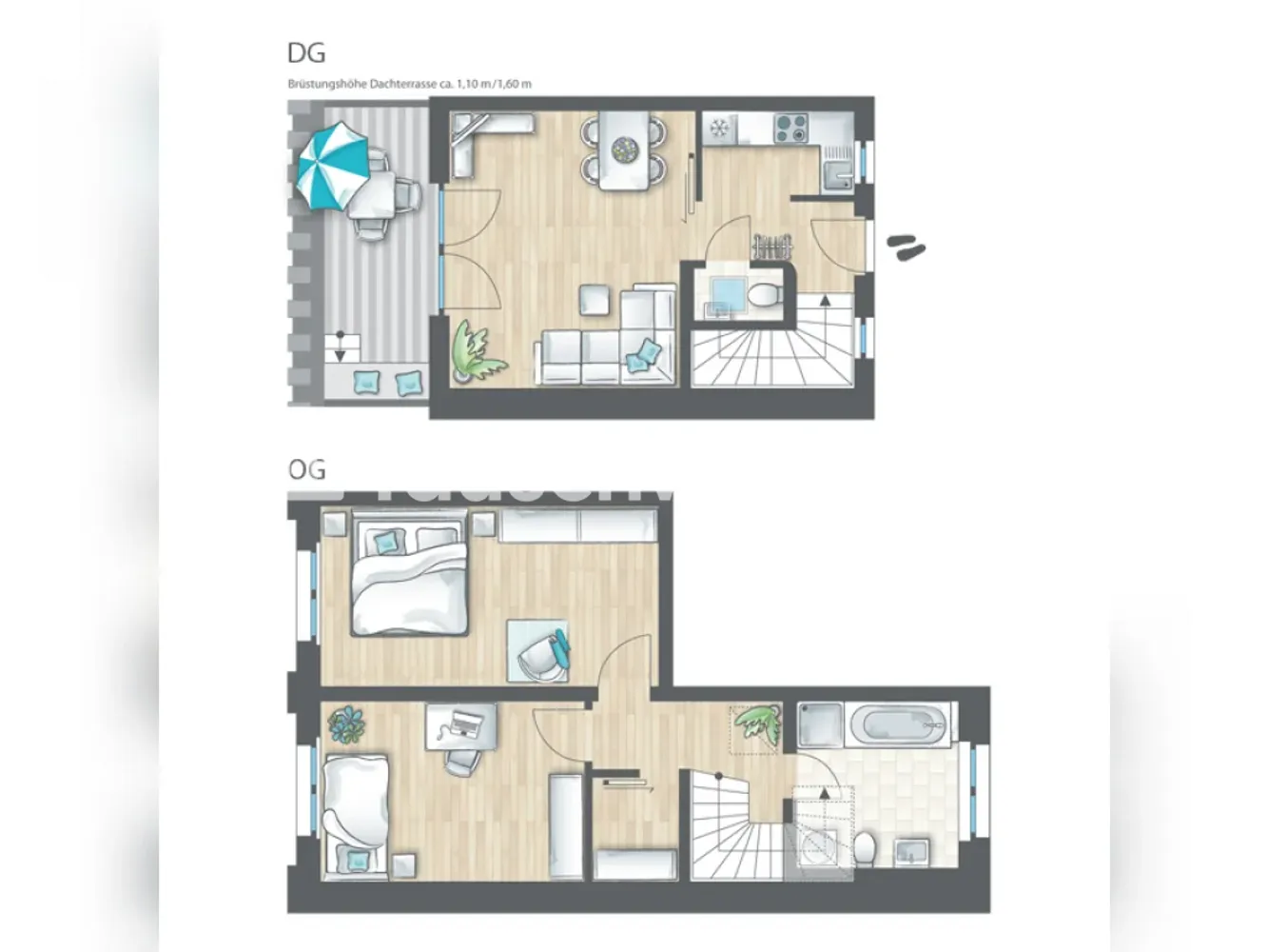 3 Zimmer Wohnung mit 80 m² in Potsdam – Bild 2