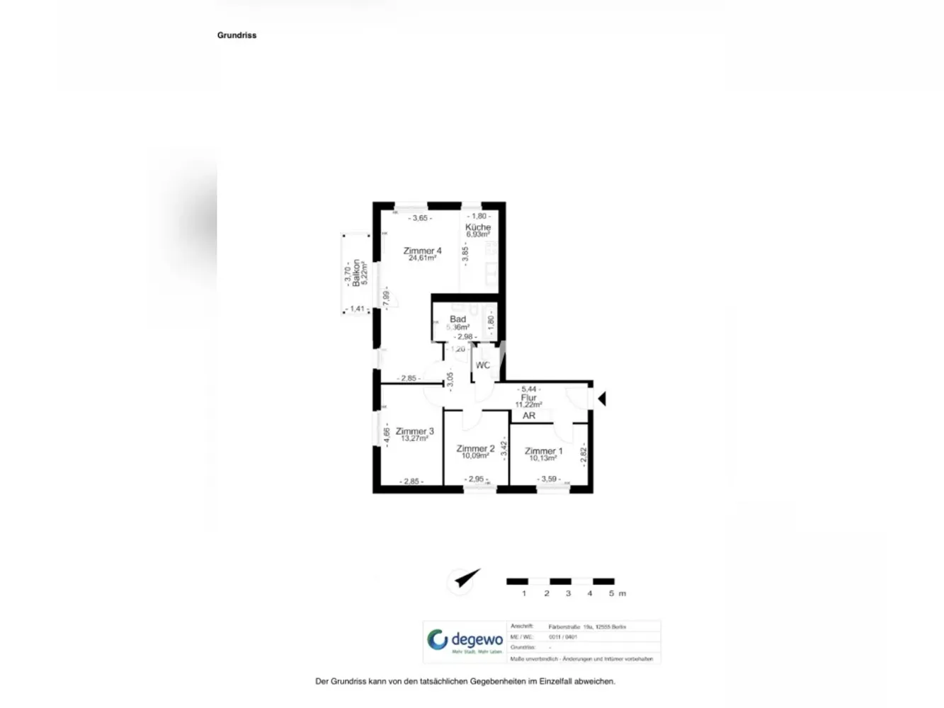 4 room apartment with 88 m² in Berlin – Photo 4