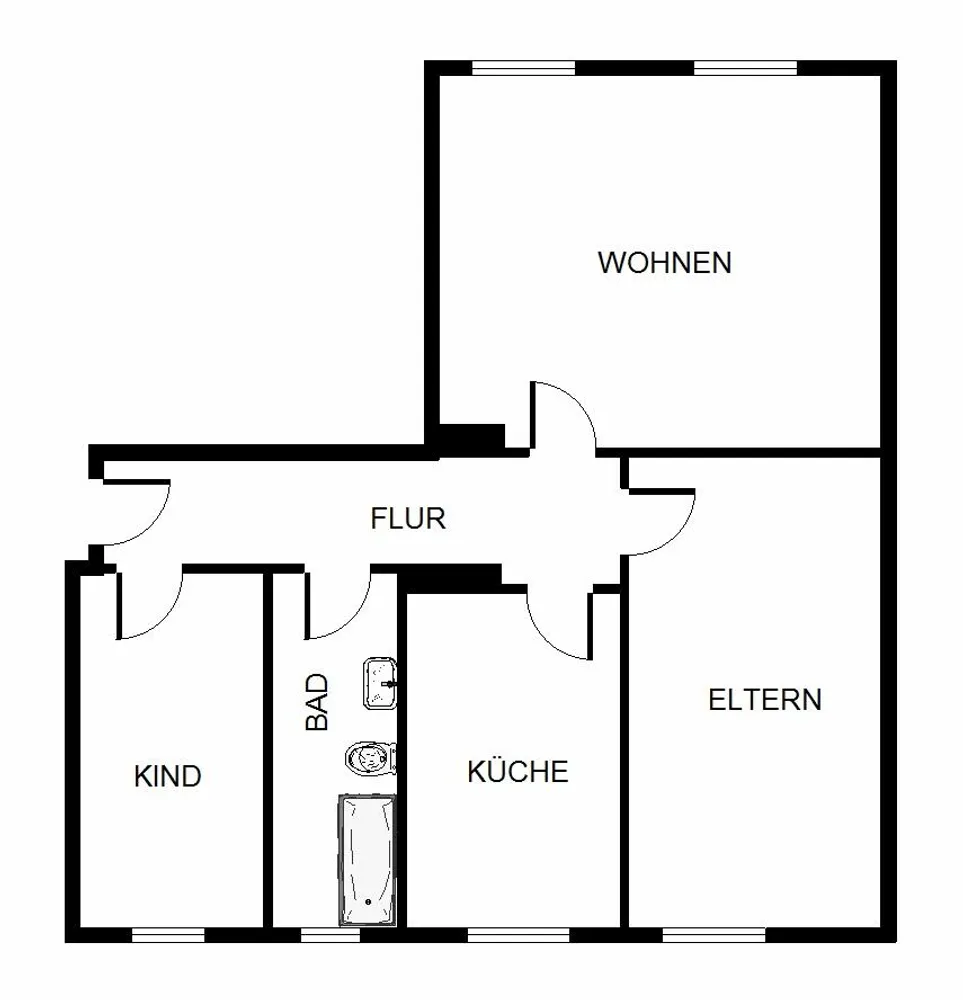 3 Zimmer Wohnung mit 80 m² in Ludwigshafen am Rhein – Bild 5