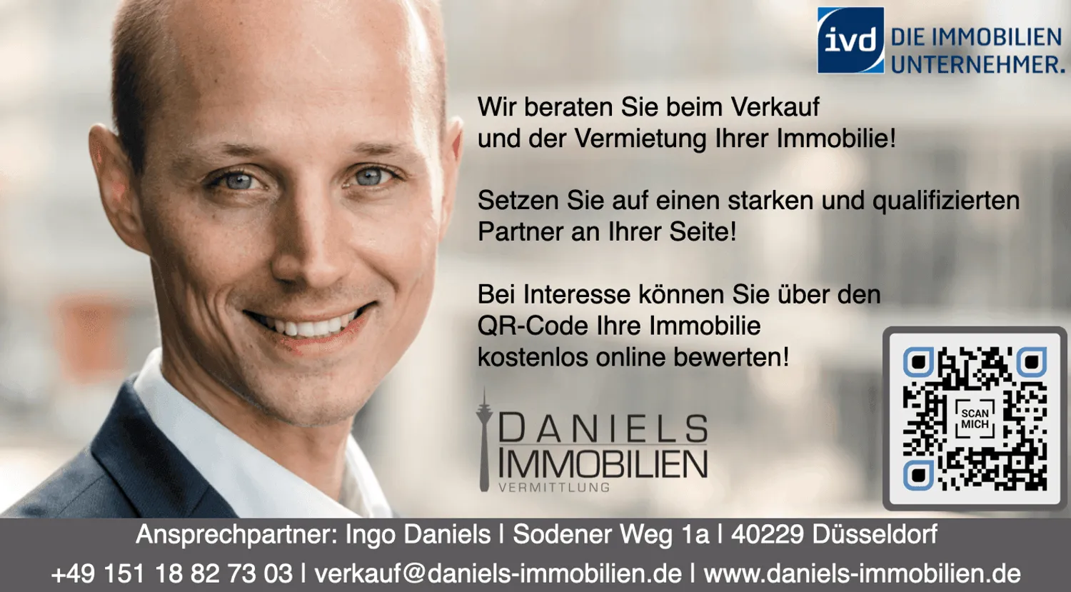 2 Zimmer Wohnung mit 65 m² in Düsseldorf – Bild 2