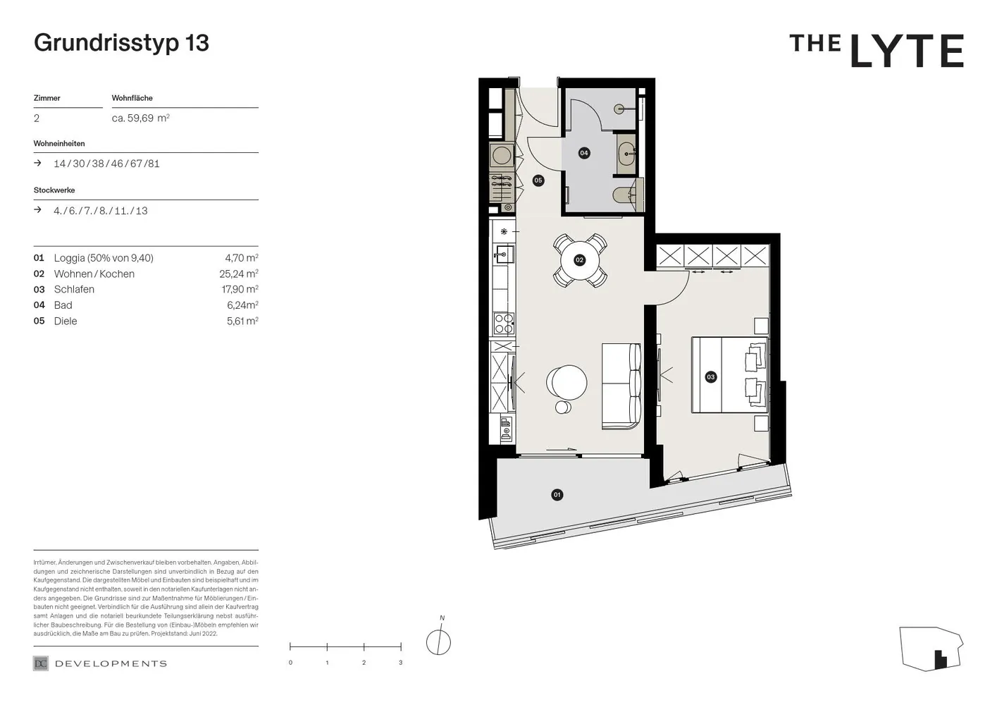 2 Zimmer Wohnung mit 60 m² in Hamburg – Bild 4