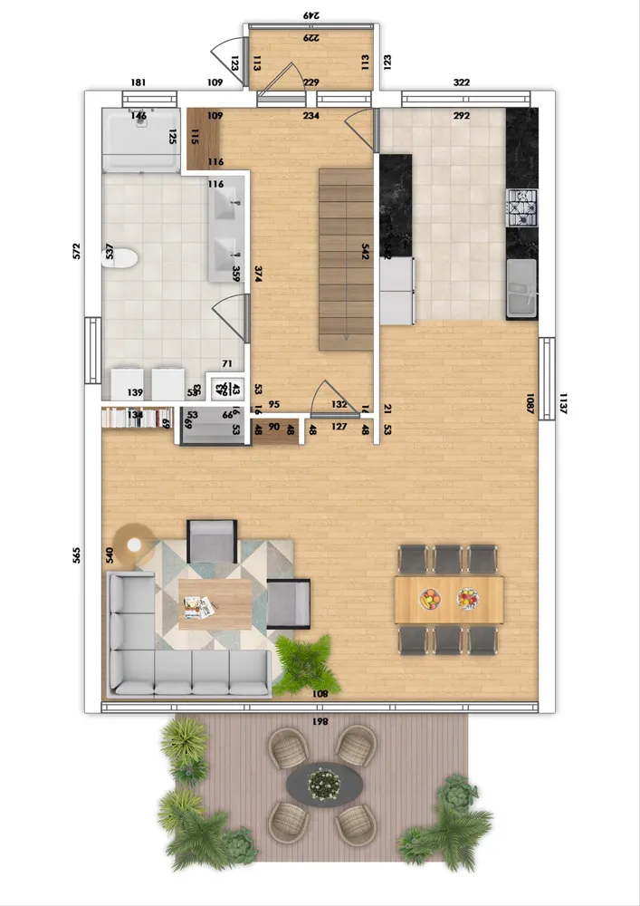 4 Zimmer Haus mit 134 m² in Ulm – Bild 1