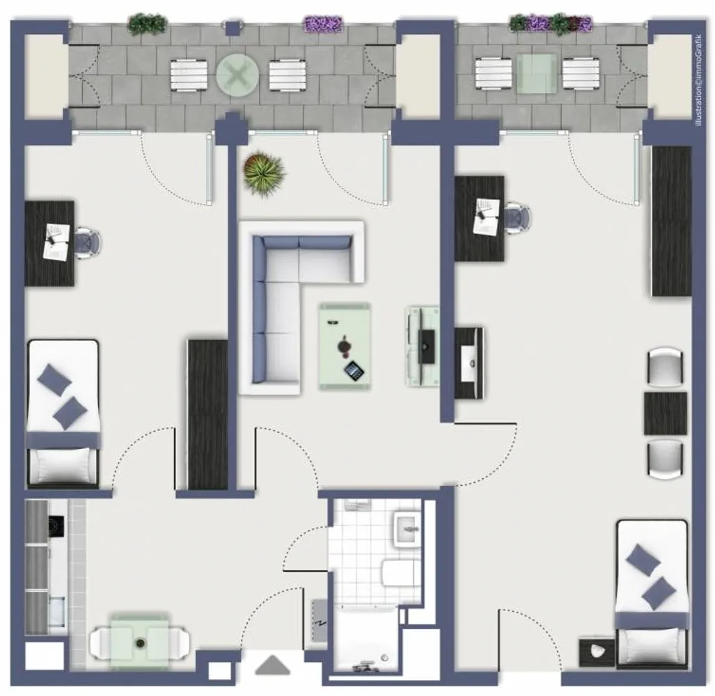 2 Zimmer Wohnung mit 48 m² in Mainz – Bild 3
