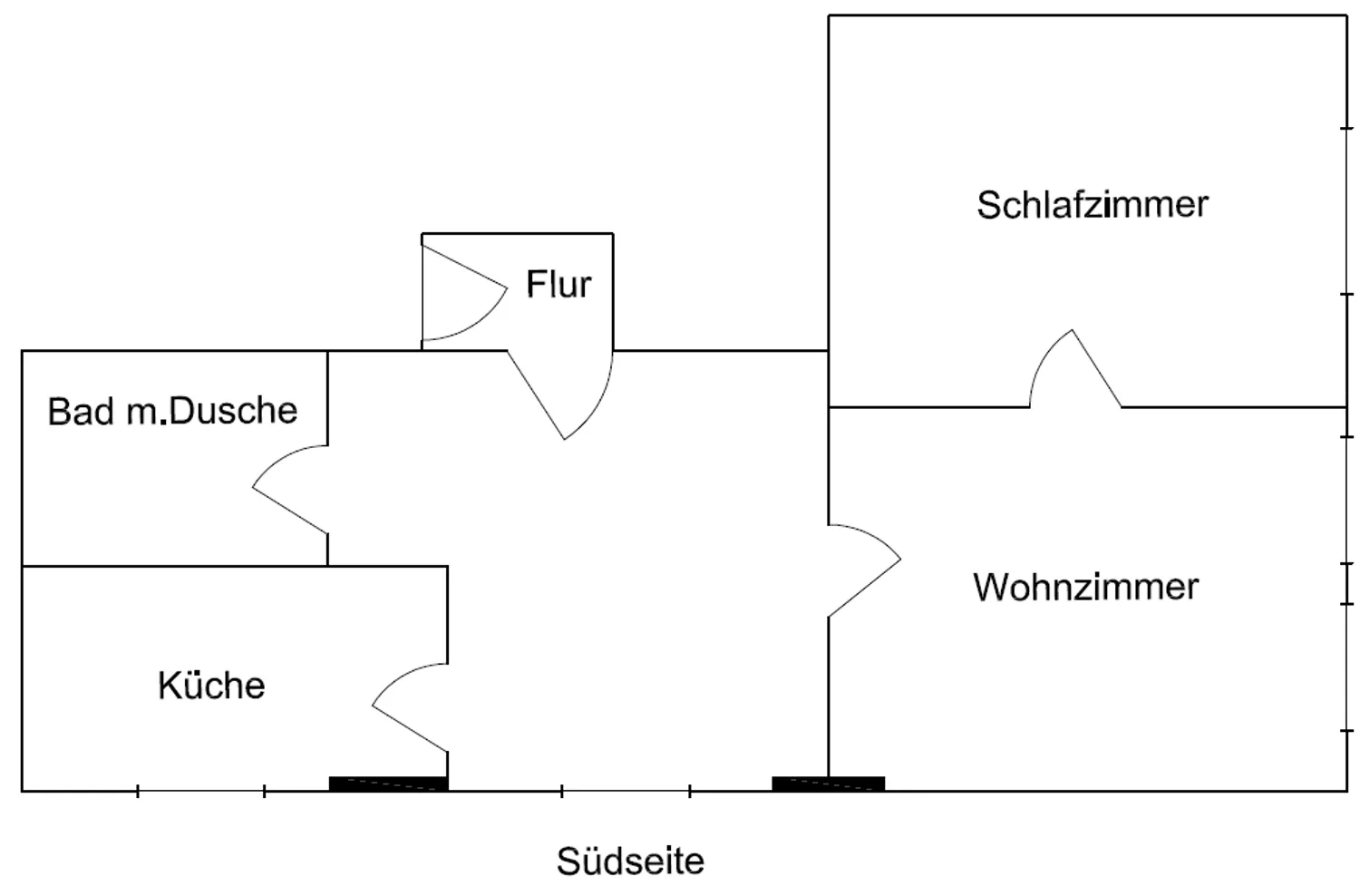 3 Zimmer Wohnung mit 65 m² in Dortmund – Bild 1