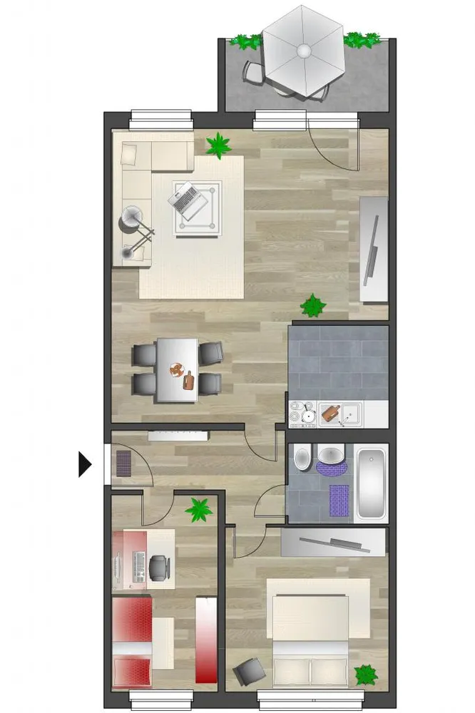 3 Zimmer Wohnung mit 69 m² in Chemnitz – Bild 6