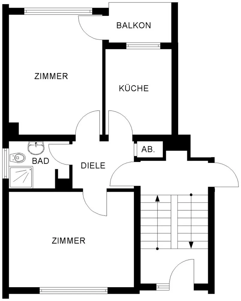 2 Zimmer Wohnung mit 47 m² in Bochum – Bild 2