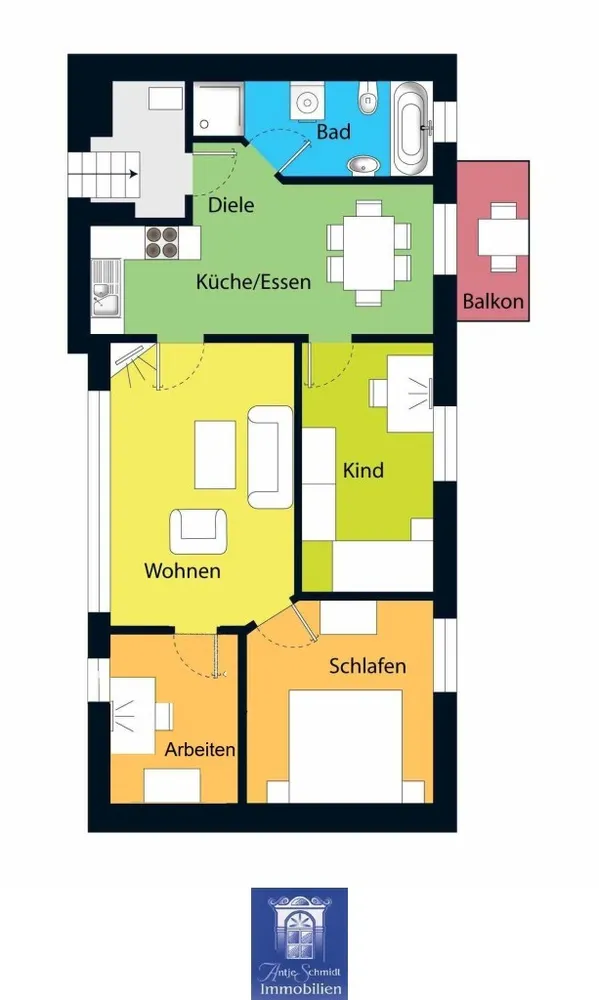 4 Zimmer Wohnung mit 78 m² in Coswig – Bild 6