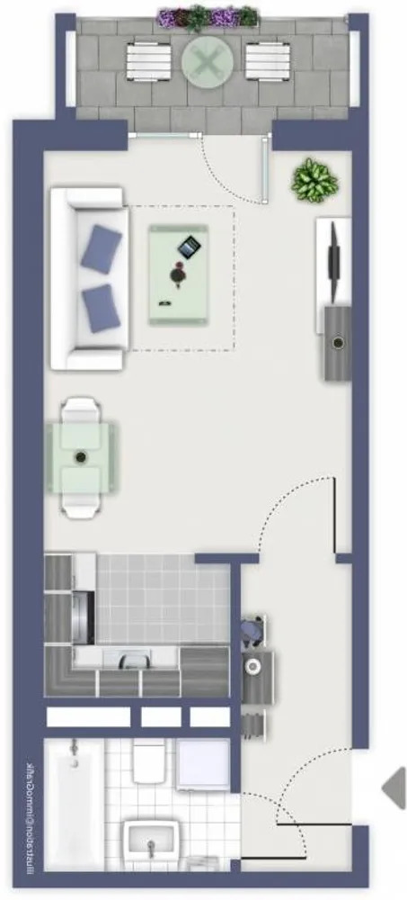 1 Zimmer Wohnung mit 31 m² in Chemnitz – Bild 4