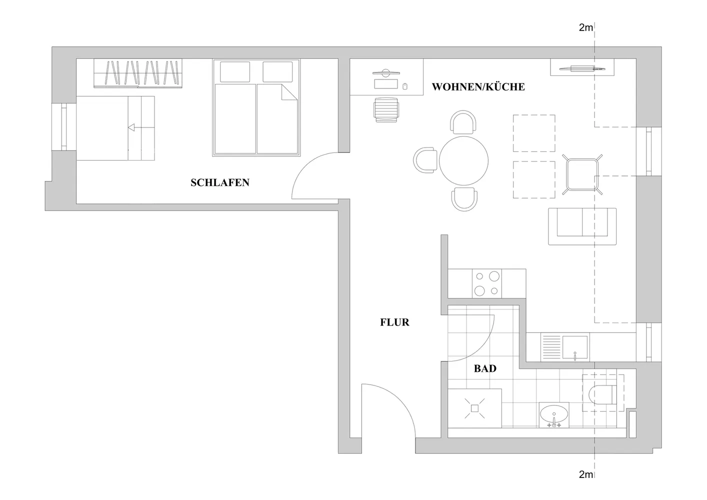 2 Zimmer Wohnung mit 59 m² in Düsseldorf – Bild 8