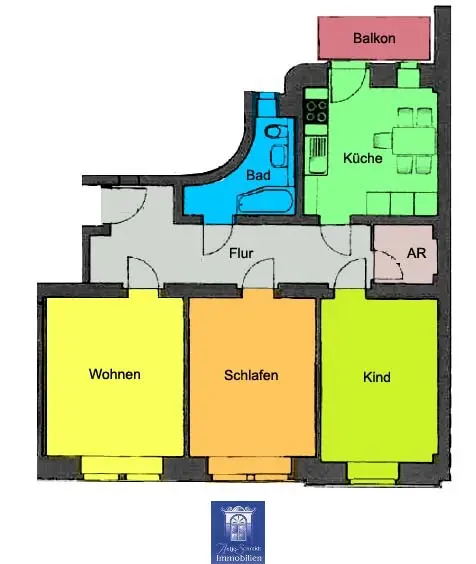 3 Zimmer Wohnung mit 92 m² in Dresden – Bild 5