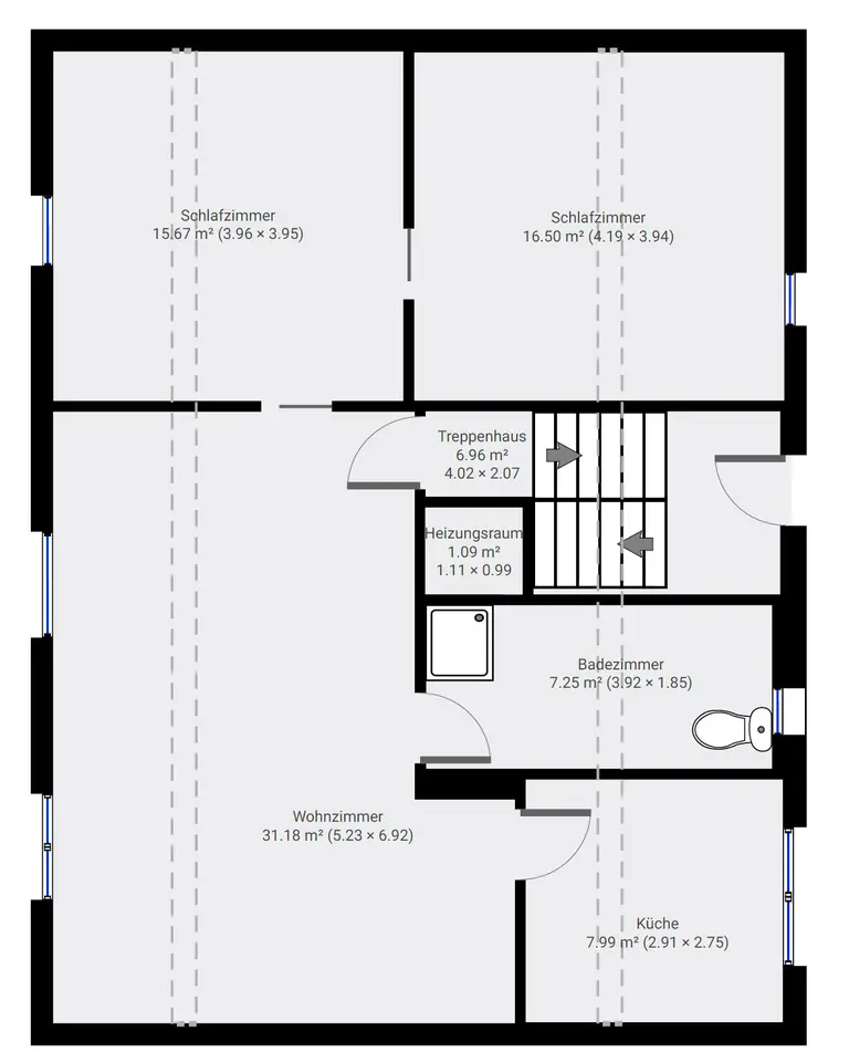 2 Zimmer Wohnung mit 53 m² in Weißenfels – Bild 5
