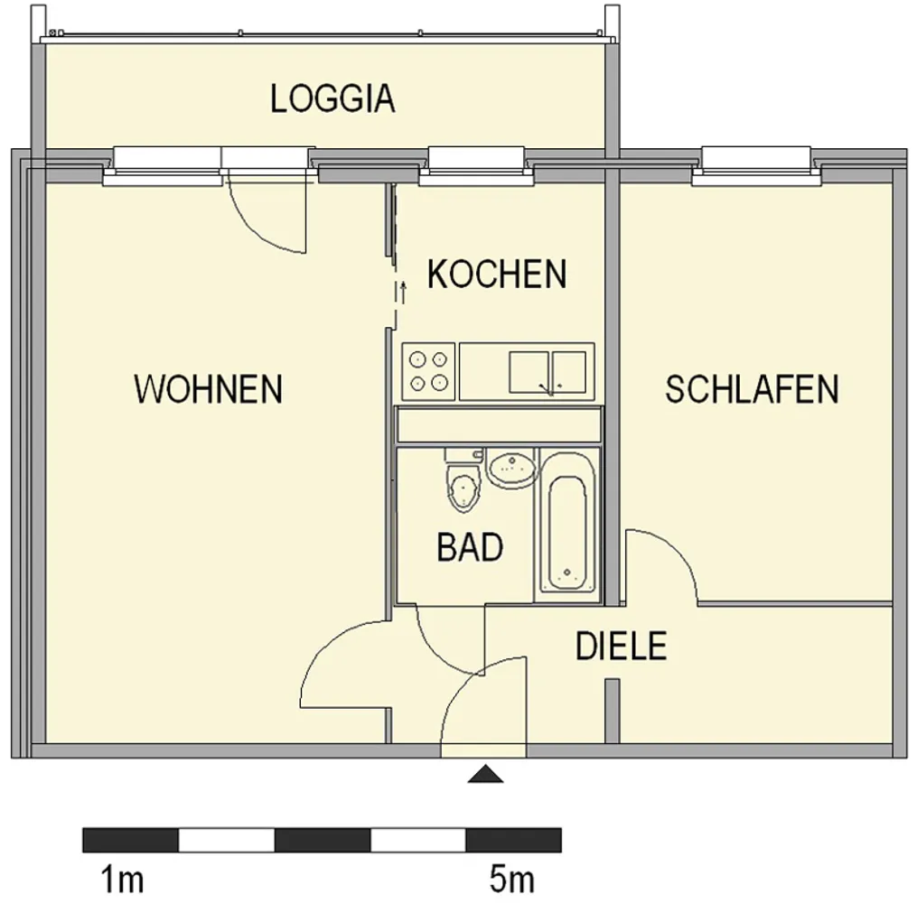 2 room apartment with 53 m² in Chemnitz – Photo 5
