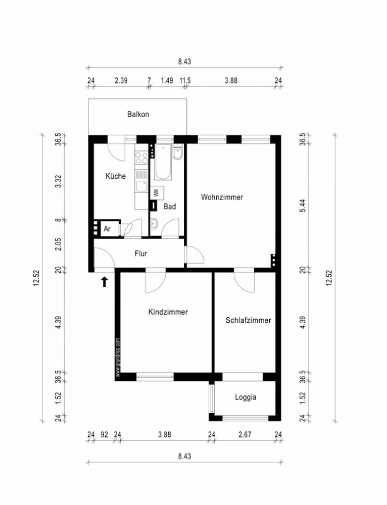 3 room apartment with 77 m² in Magdeburg – Photo 8