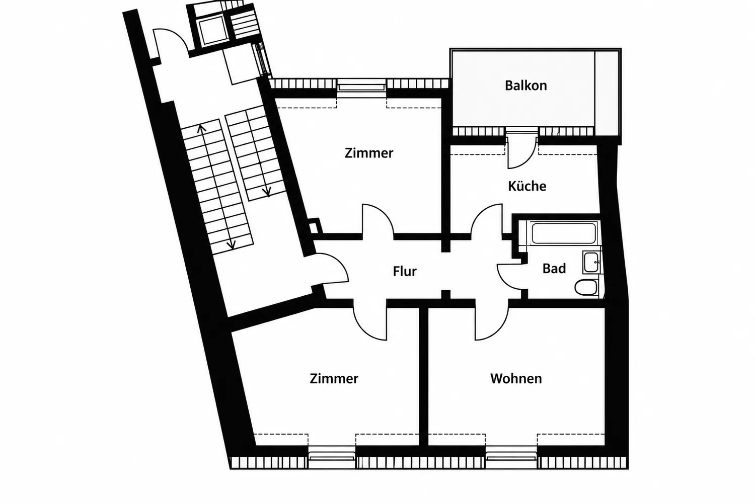 3 Zimmer Wohnung mit 70 m² in Wuppertal – Bild 9
