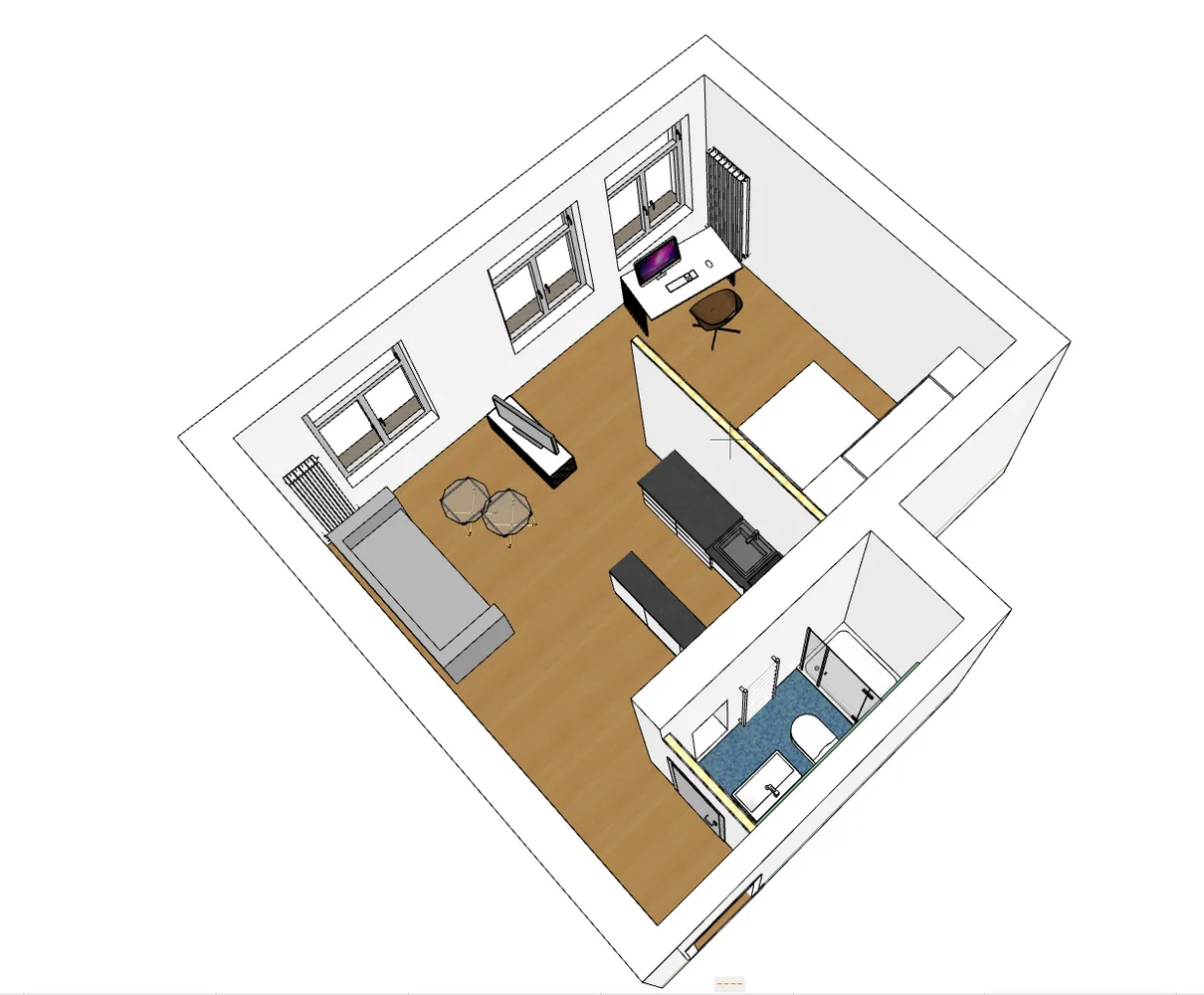 2 Zimmer Wohnung mit 35 m² in Köln – Bild 8