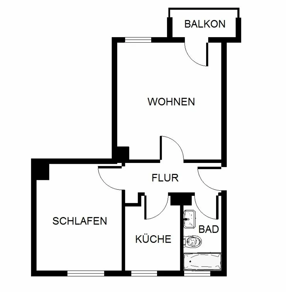 3 Zimmer Wohnung mit 52 m² in Passau – Bild 4