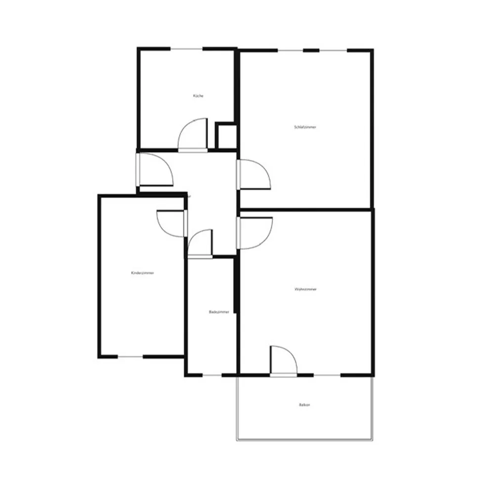 3 Zimmer Wohnung mit 56 m² in Nürnberg – Bild 2