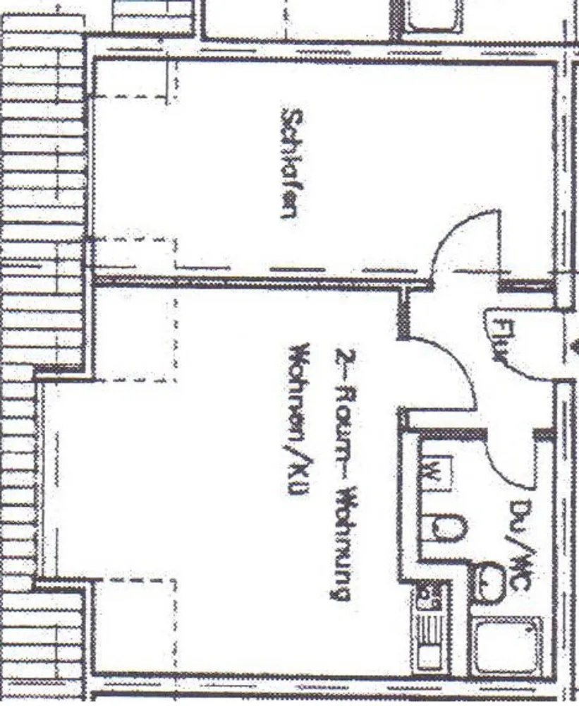 2 Zimmer Wohnung mit 41 m² in Halle (Saale) – Bild 2