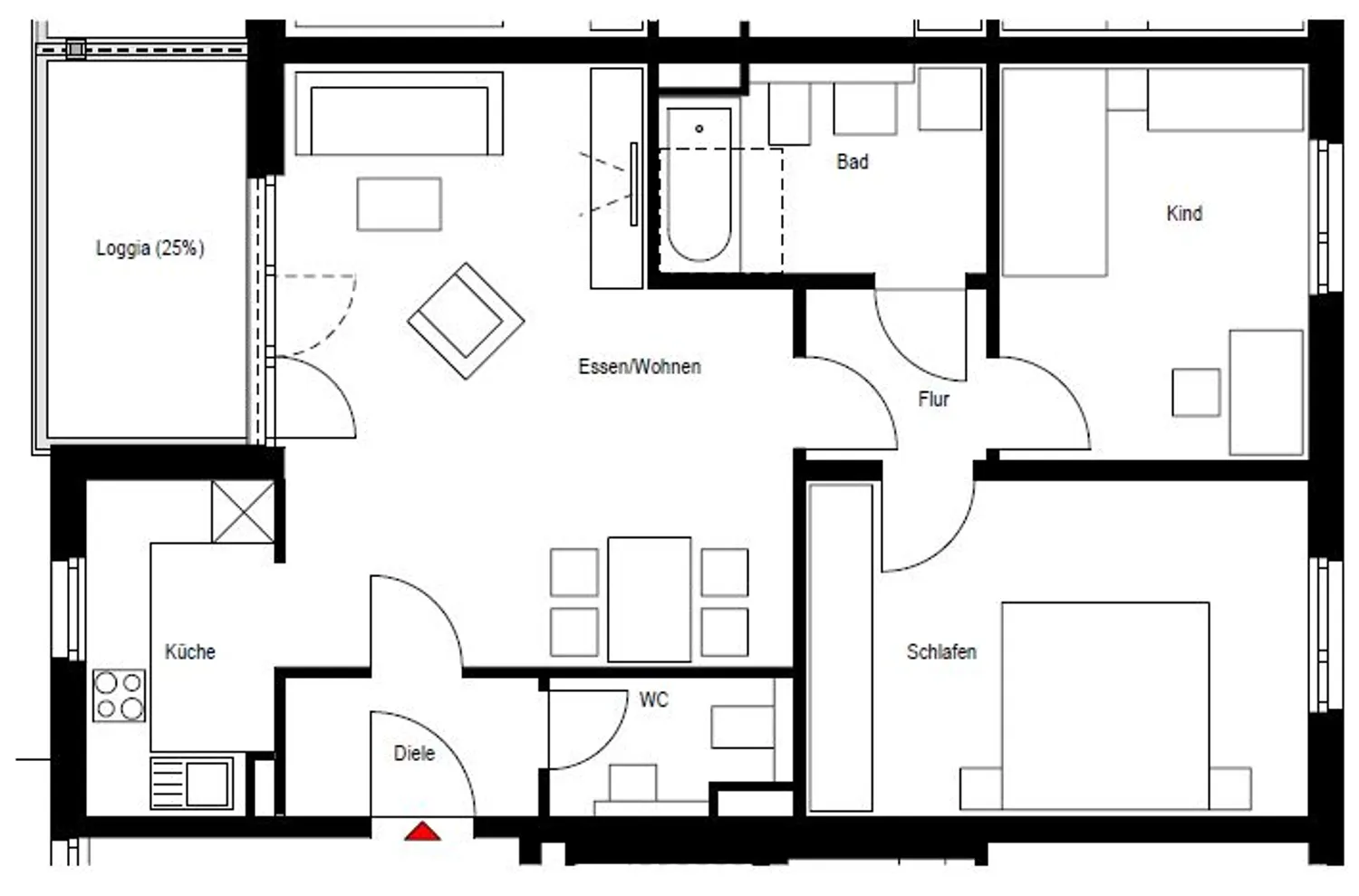 3 Zimmer Wohnung mit 75 m² in Regensburg – Bild 11