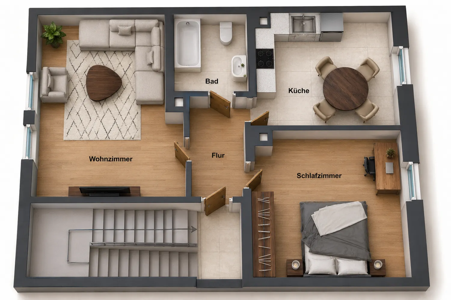 2 Zimmer Wohnung mit 52 m² in Nürnberg – Bild 11