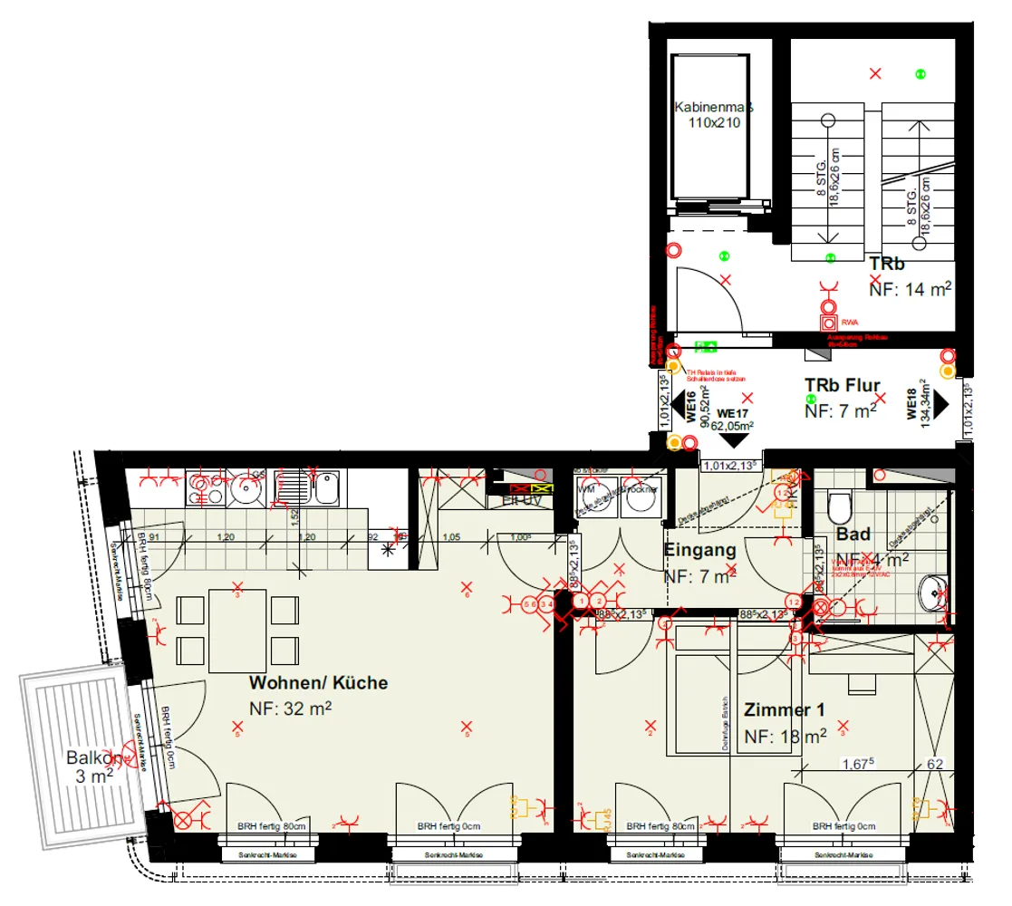 2 Zimmer Wohnung mit 64 m² in Berlin – Bild 1