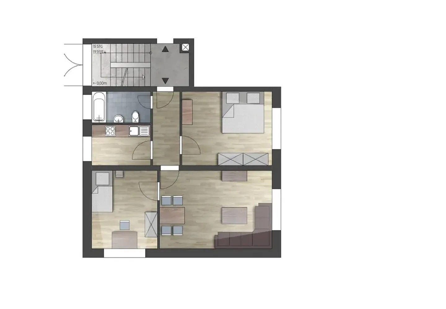 3 Zimmer Wohnung mit 62 m² in Wuppertal – Bild 10