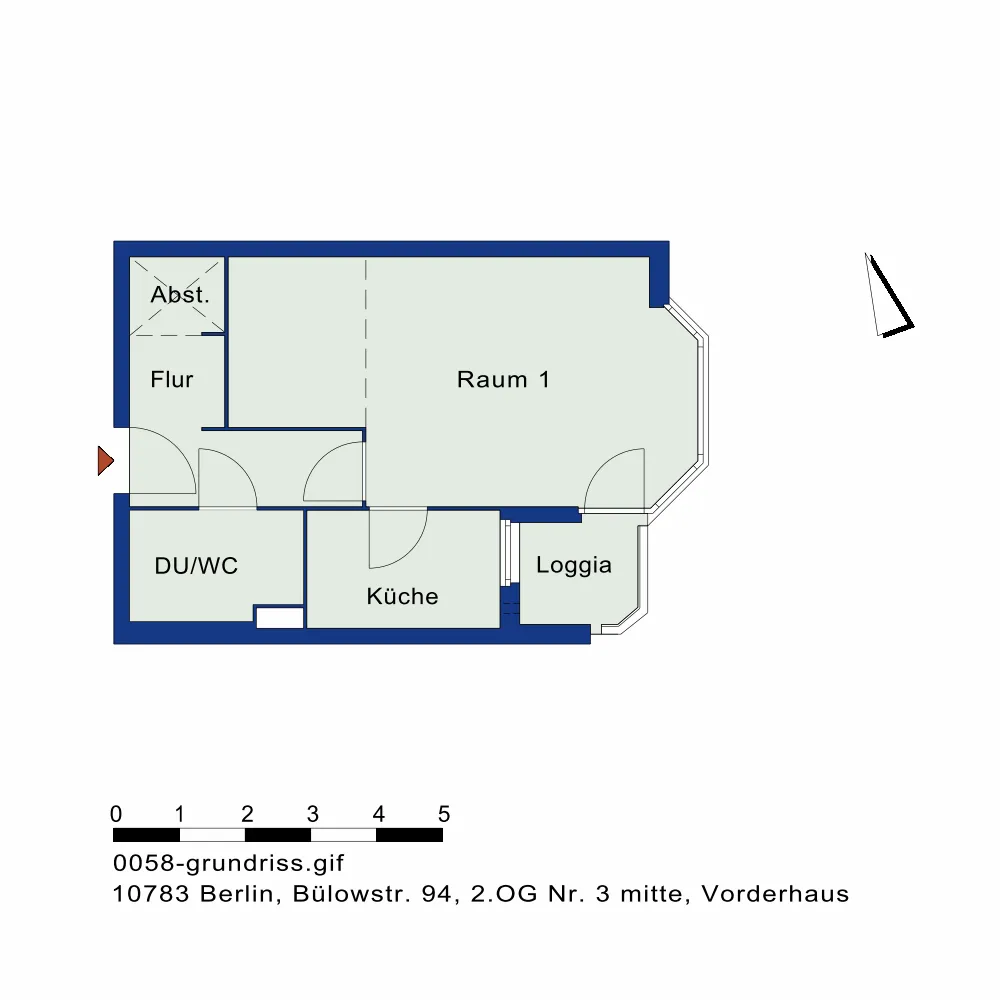 1 room apartment with 43 m² in Berlin – Photo 3