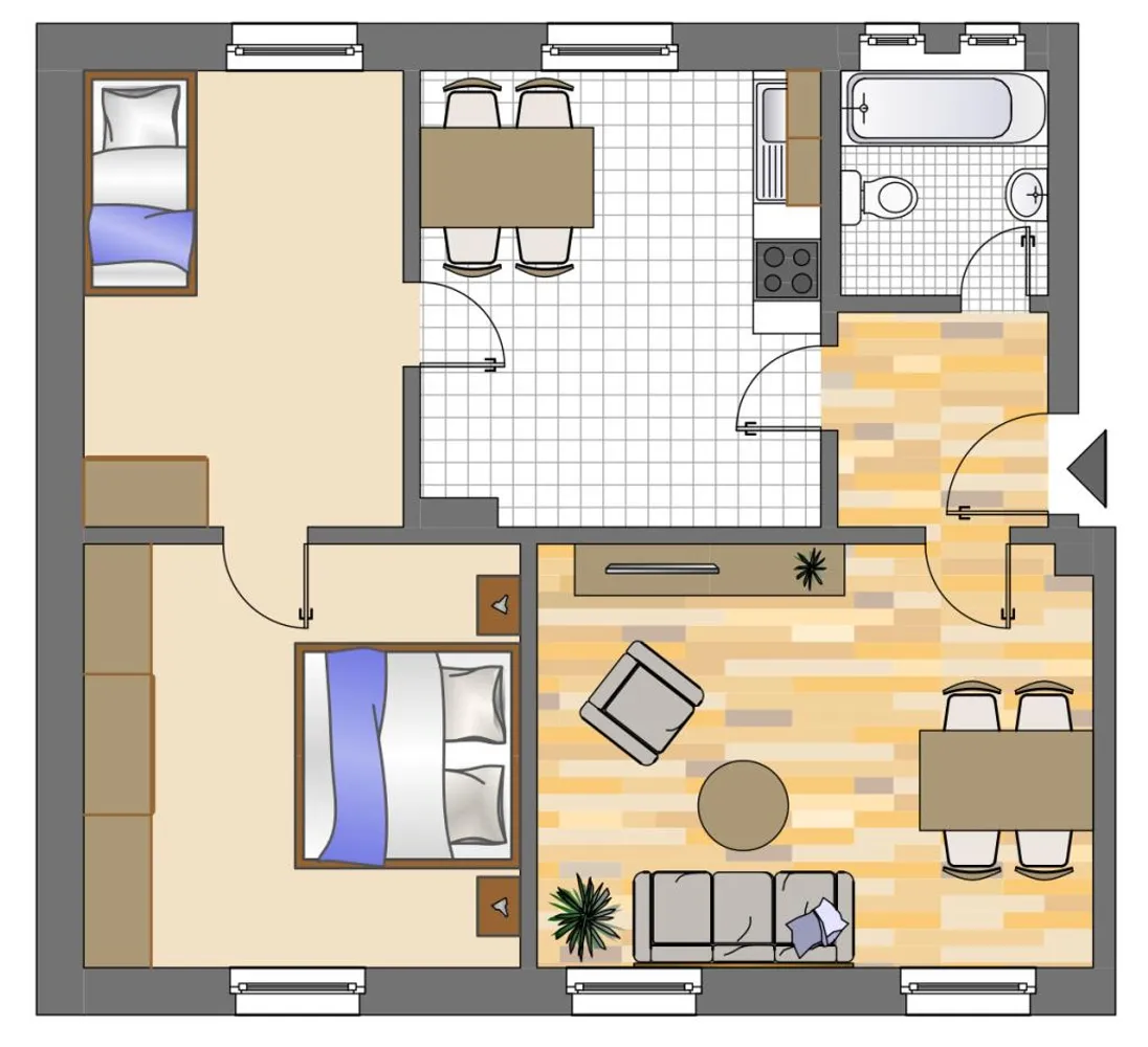 3 Zimmer Wohnung mit 67 m² in Hagen – Bild 3
