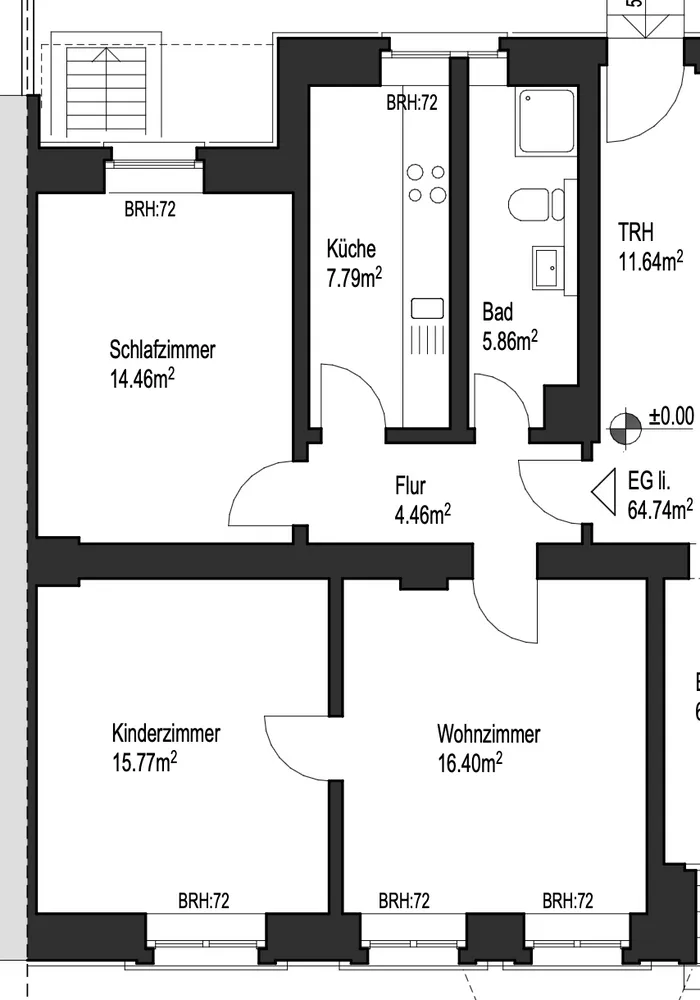 3 Zimmer Wohnung mit 65 m² in Wuppertal – Bild 4