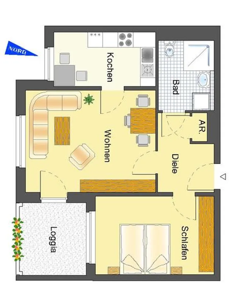 2 Zimmer Wohnung mit 59 m² in Essen – Bild 8
