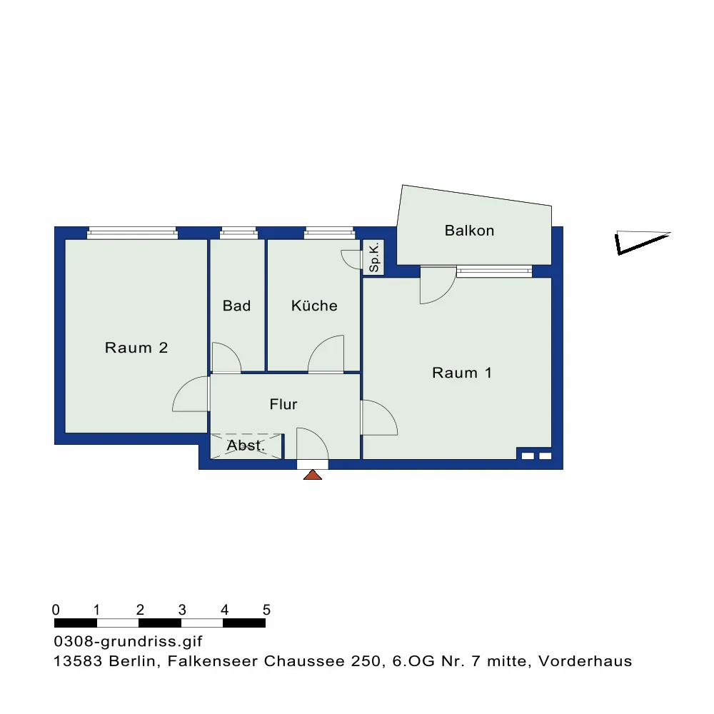 2 Zimmer Wohnung mit 58 m² in Berlin – Bild 7