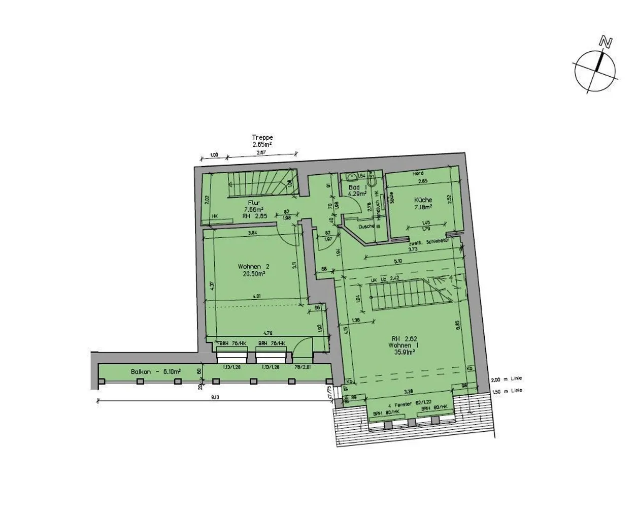 3 Zimmer Wohnung mit 145 m² in Erfurt – Bild 12