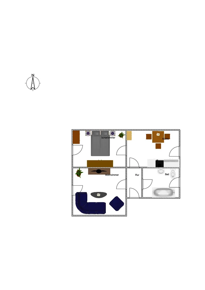 2 Zimmer Wohnung mit 49 m² in Halberstadt – Bild 5