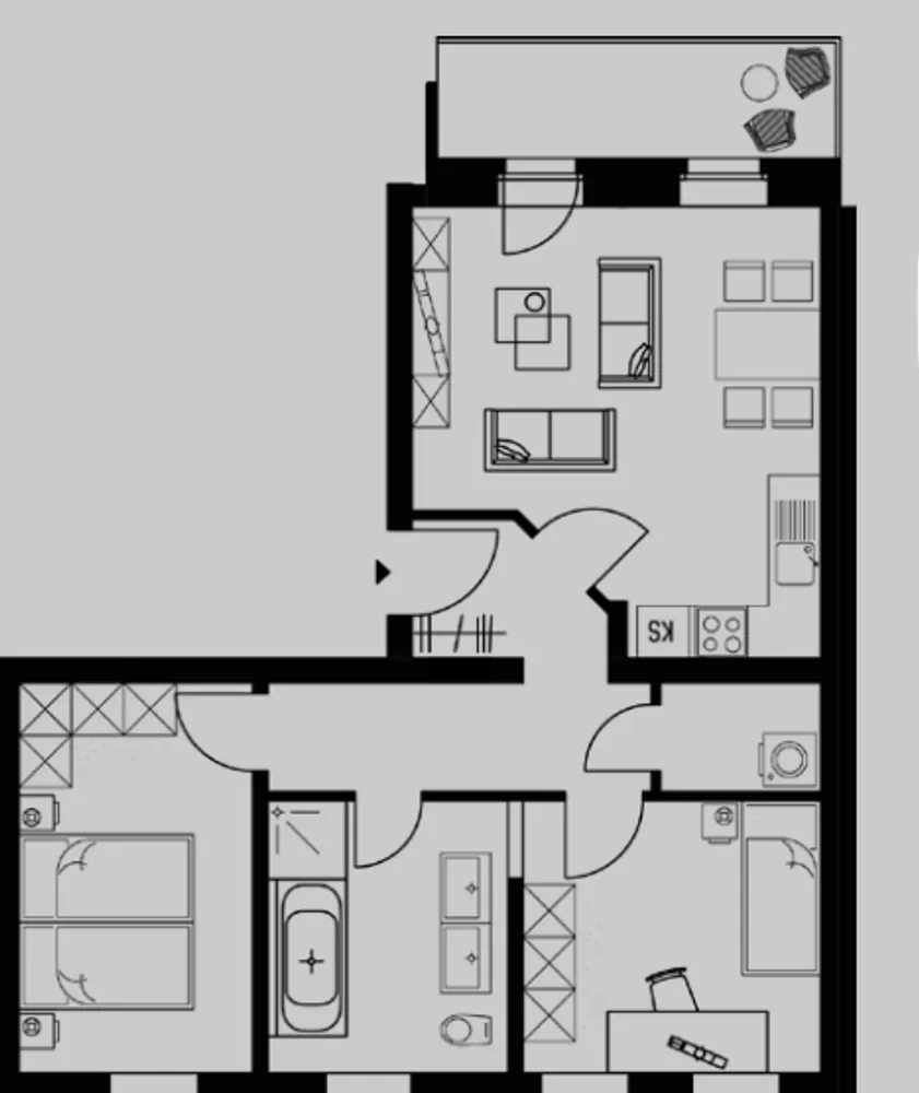 3 Zimmer Wohnung mit 66 m² in Leipzig – Bild 5