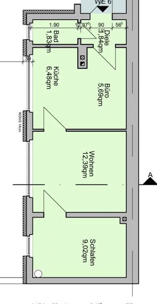 2 Zimmer Wohnung mit 41 m² in Krefeld – Bild 5
