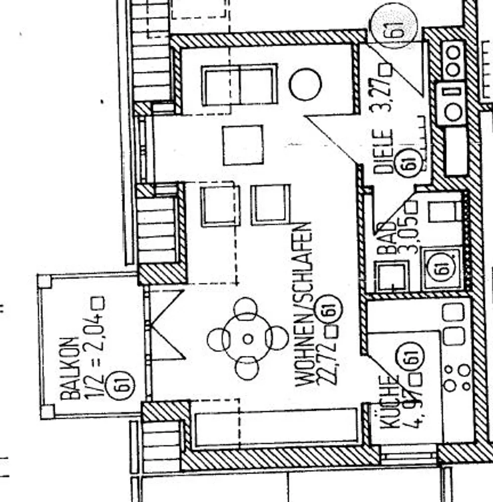1 Zimmer Wohnung mit 36 m² in Augsburg – Bild 7