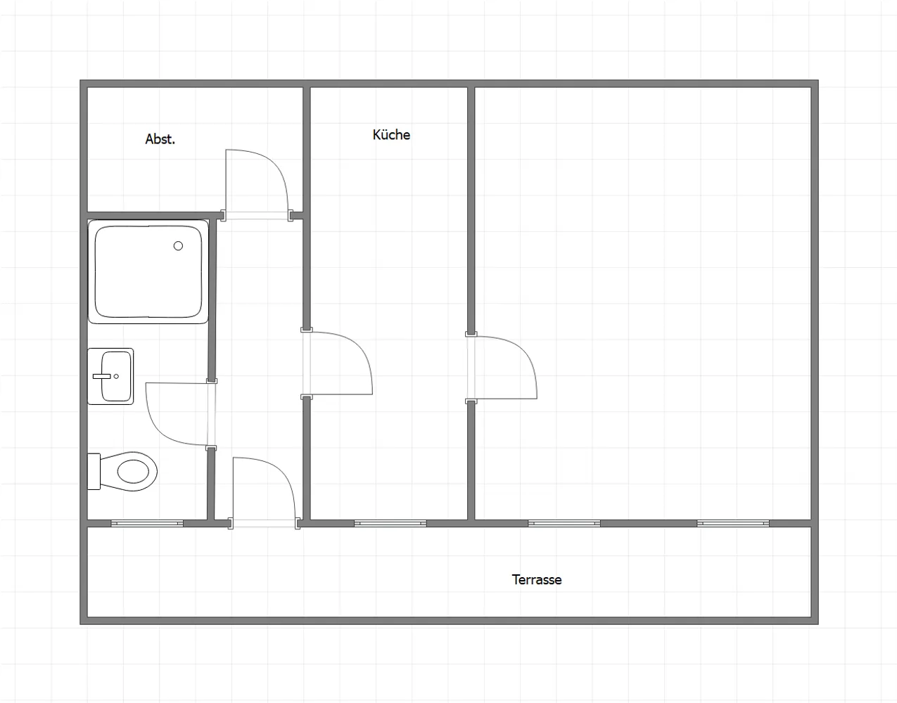 1 Zimmer Wohnung mit 42 m² in Marburg – Bild 3