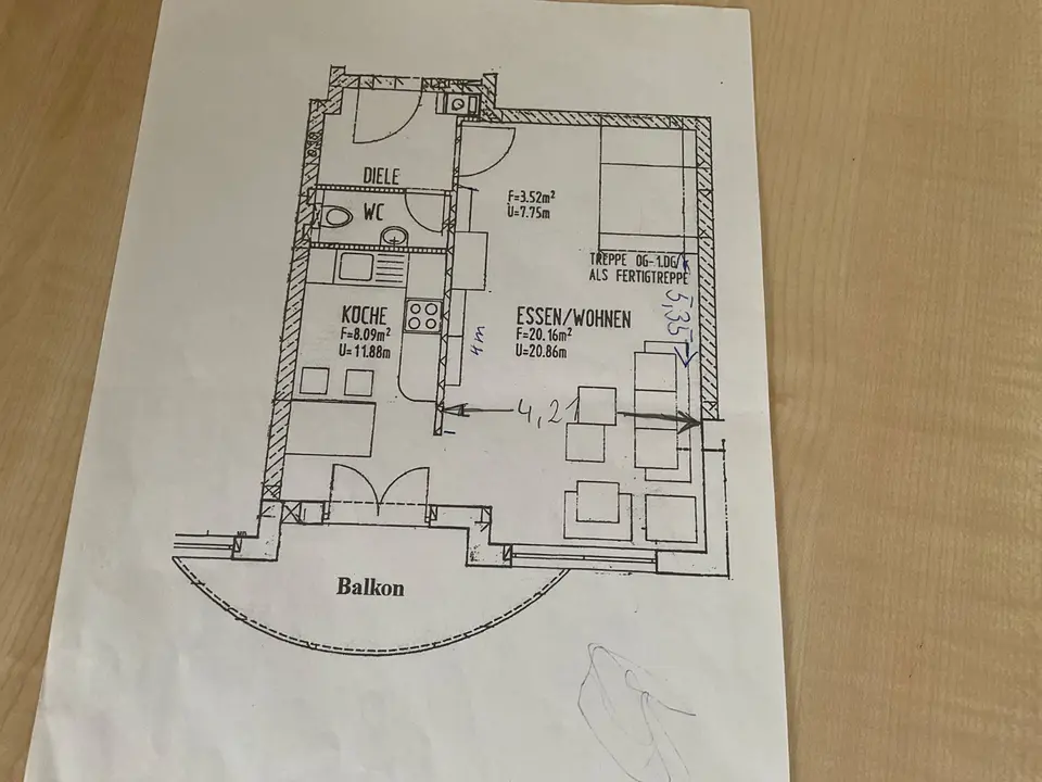 3 Zimmer Wohnung mit 76 m² in Riesa – Bild 2