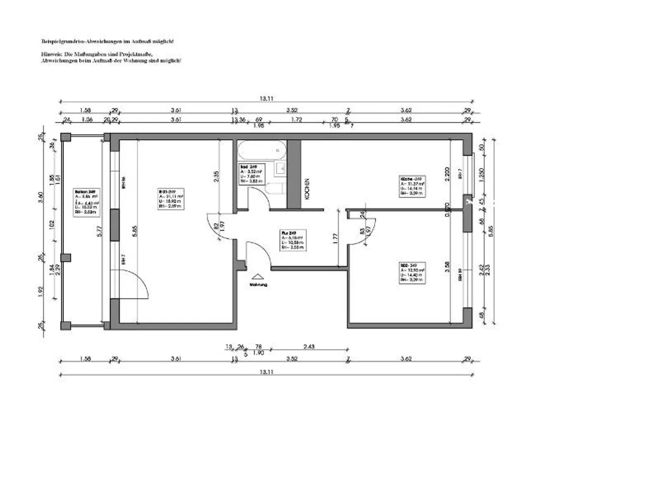 2 Zimmer Wohnung mit 60 m² in Halle (Saale) – Bild 6