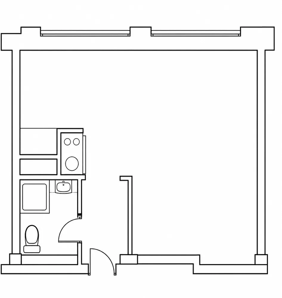 1 Zimmer Wohnung mit 33 m² in Aachen – Bild 3