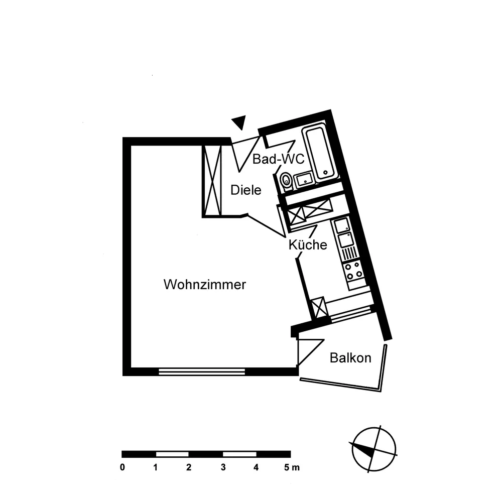 1 Zimmer Wohnung mit 40 m² in Berlin – Bild 10