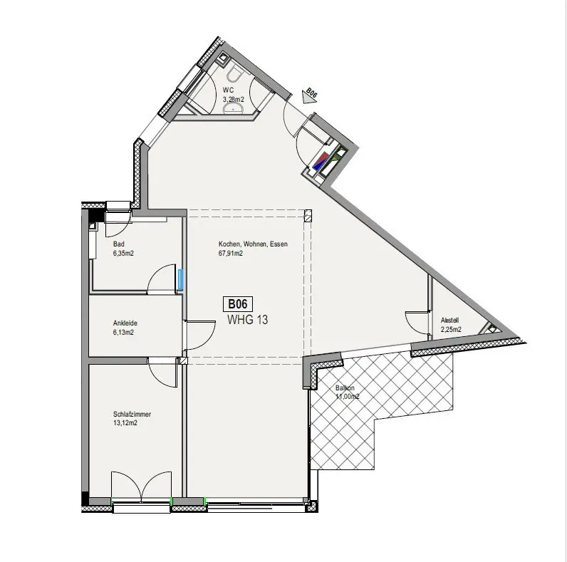 2 Zimmer Wohnung mit 104 m² in Nürnberg – Bild 5