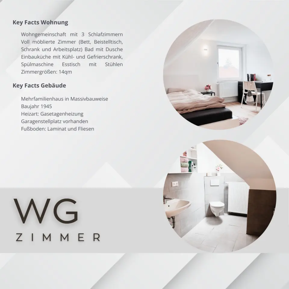 WG-Zimmer mit 12 m² in Straubing – Bild 3