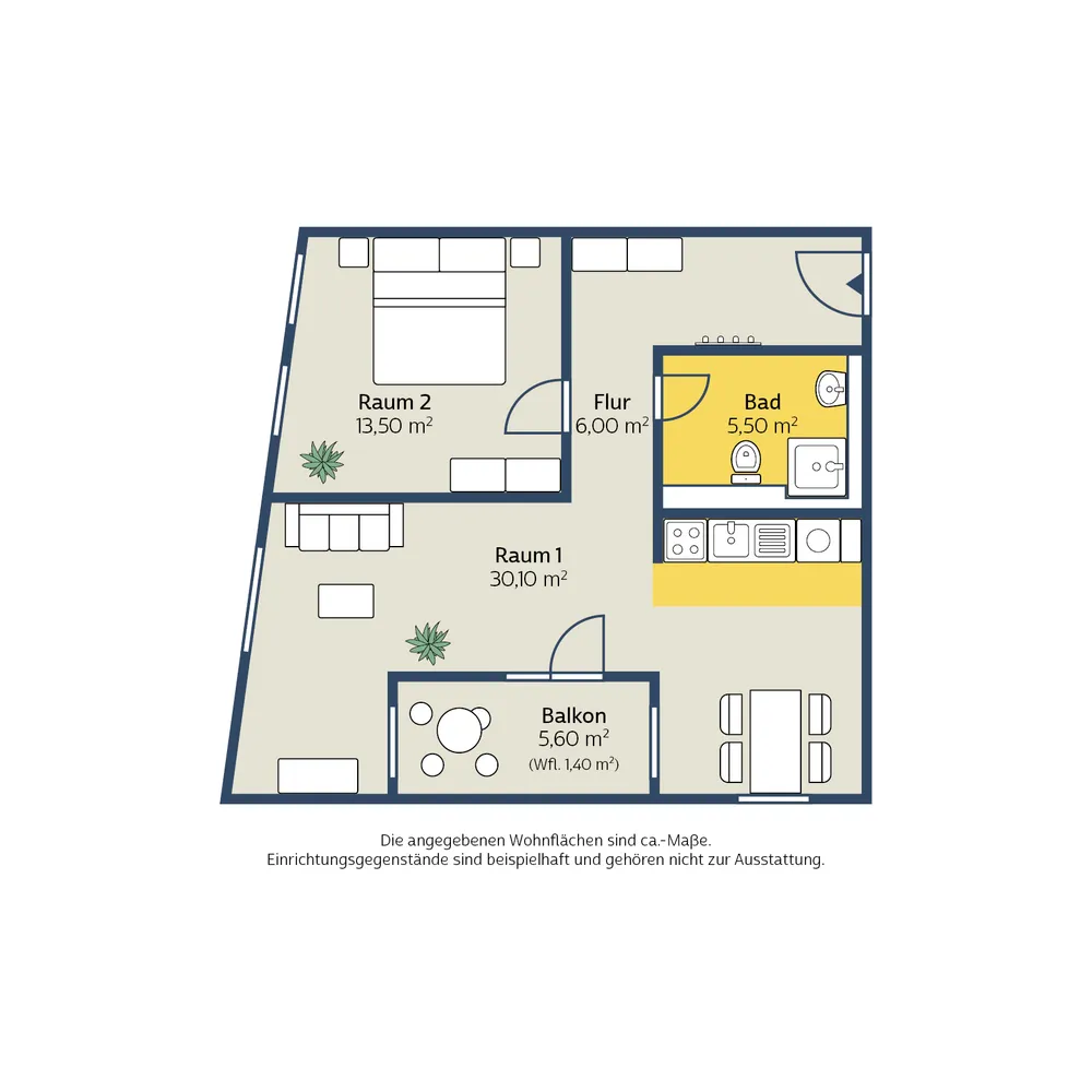2 Zimmer Wohnung mit 56 m² in Leipzig – Bild 7