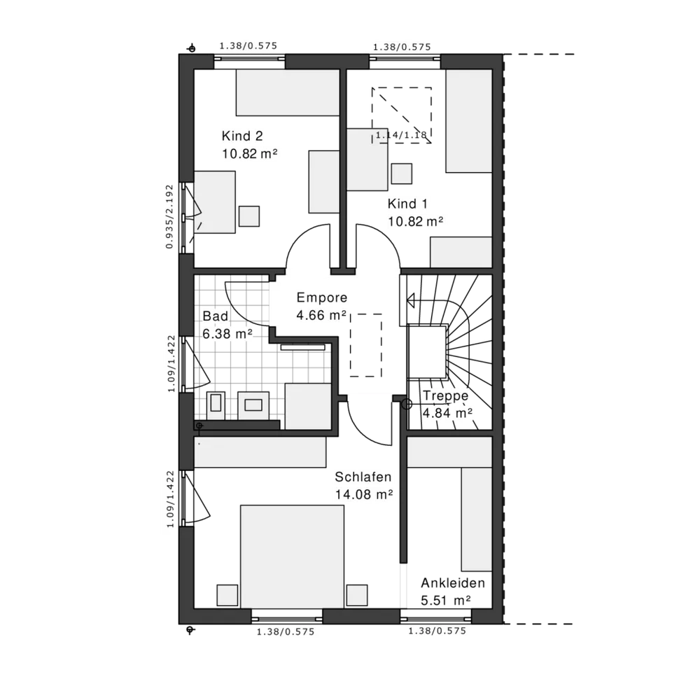 3 Zimmer Haus mit 110 m² in Duisburg – Bild 4