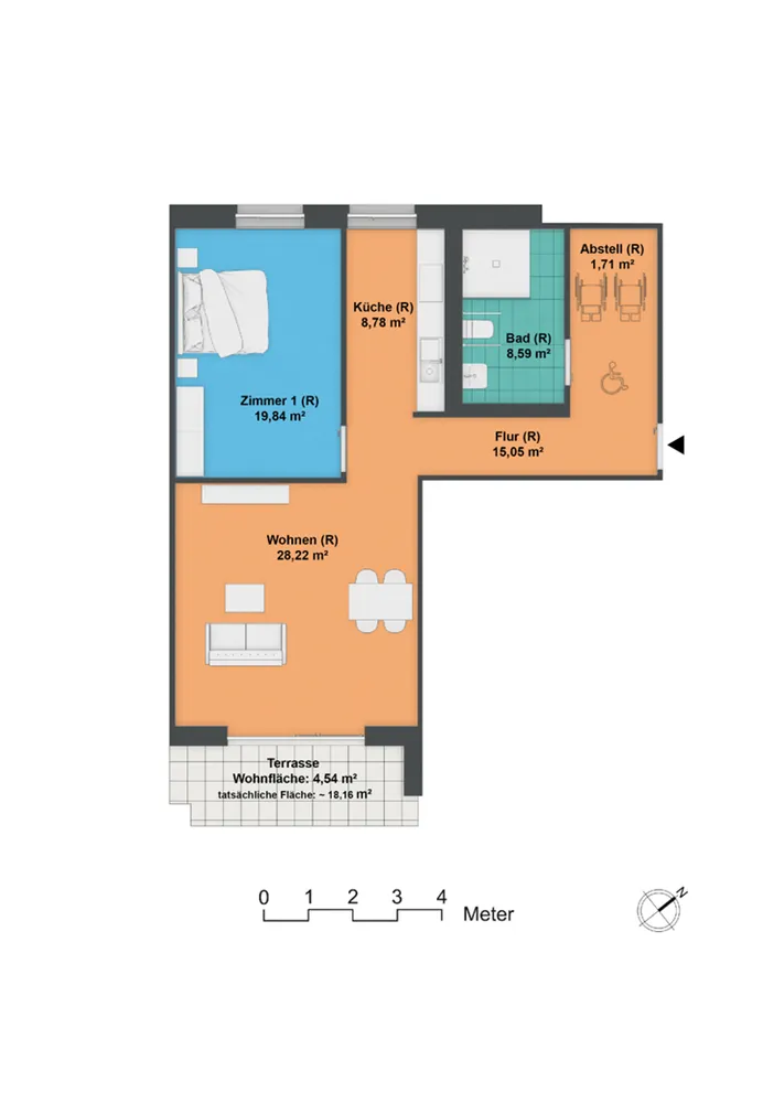 2 Zimmer Wohnung mit 87 m² in Hannover – Bild 10